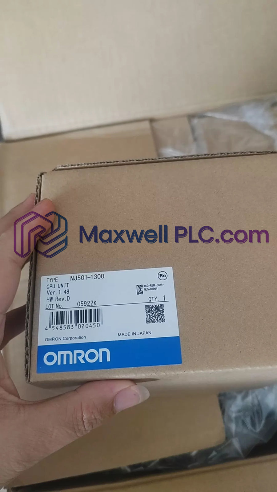 NJ501-1400 Omron NJ-Series Machine CPU Controller