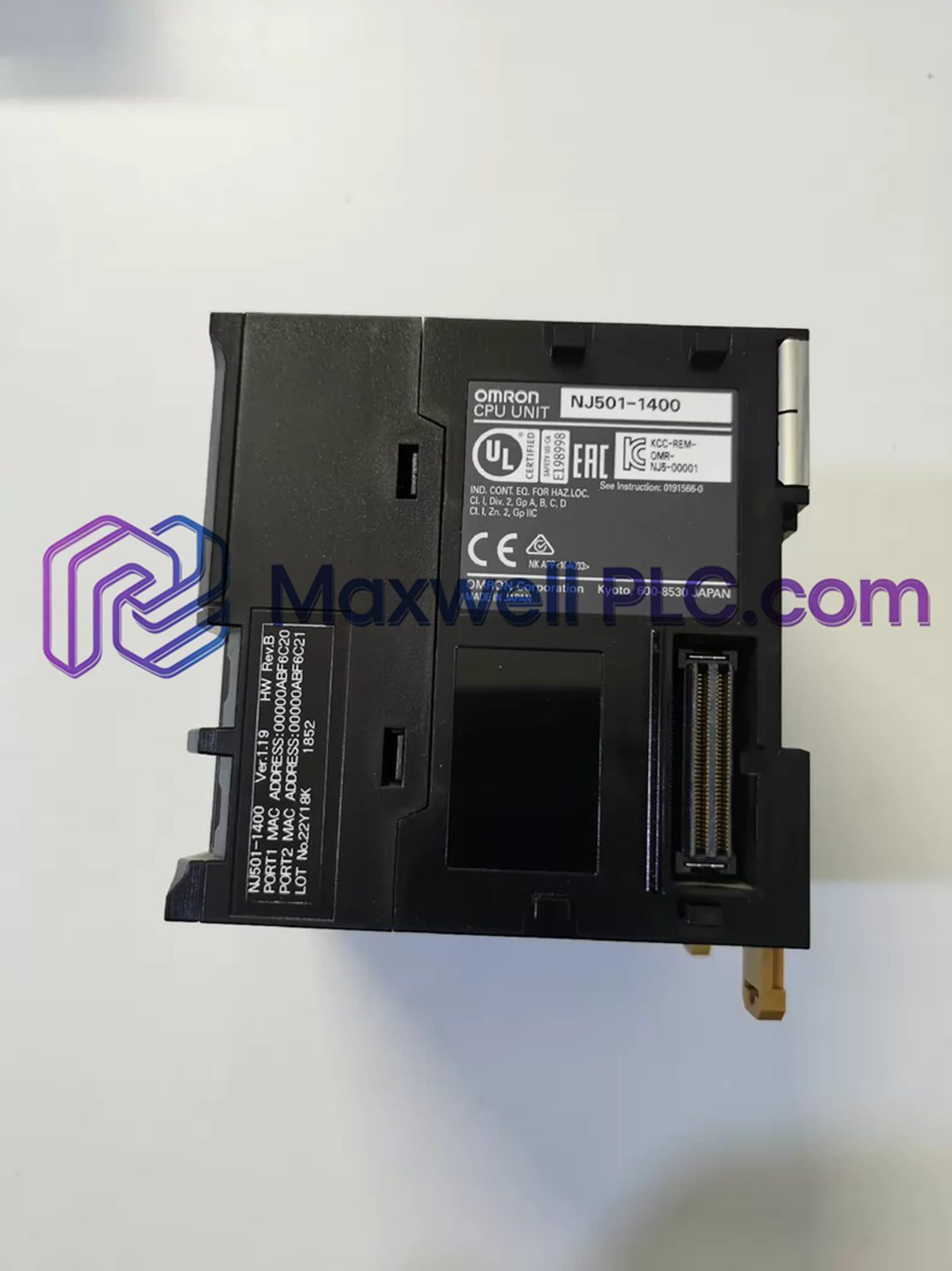 NJ501-1400 Omron NJ-Series Machine CPU Controller