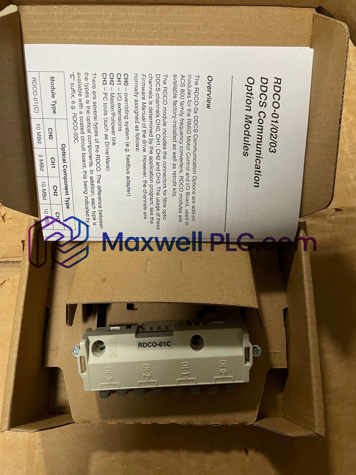 وحدة خيار الاتصال ABB ACS 800 RDCO-01C DDCS