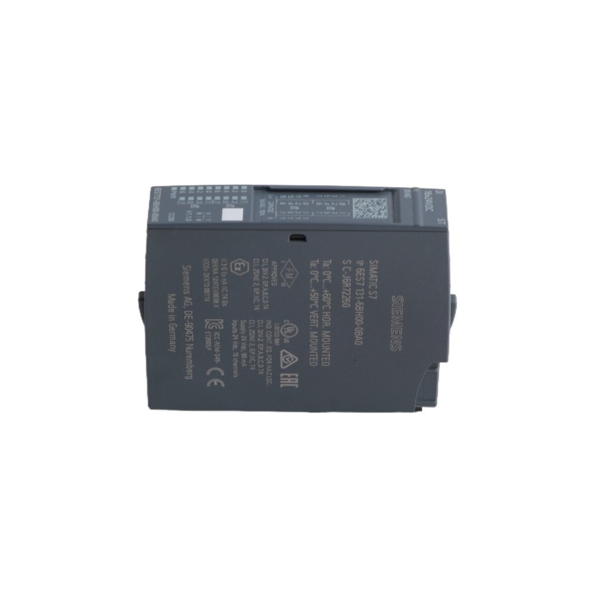 6ES7131-6BH00-0BA0 Siemens SIMATIC ET 200SP 16-Channel DI 24V DC Module