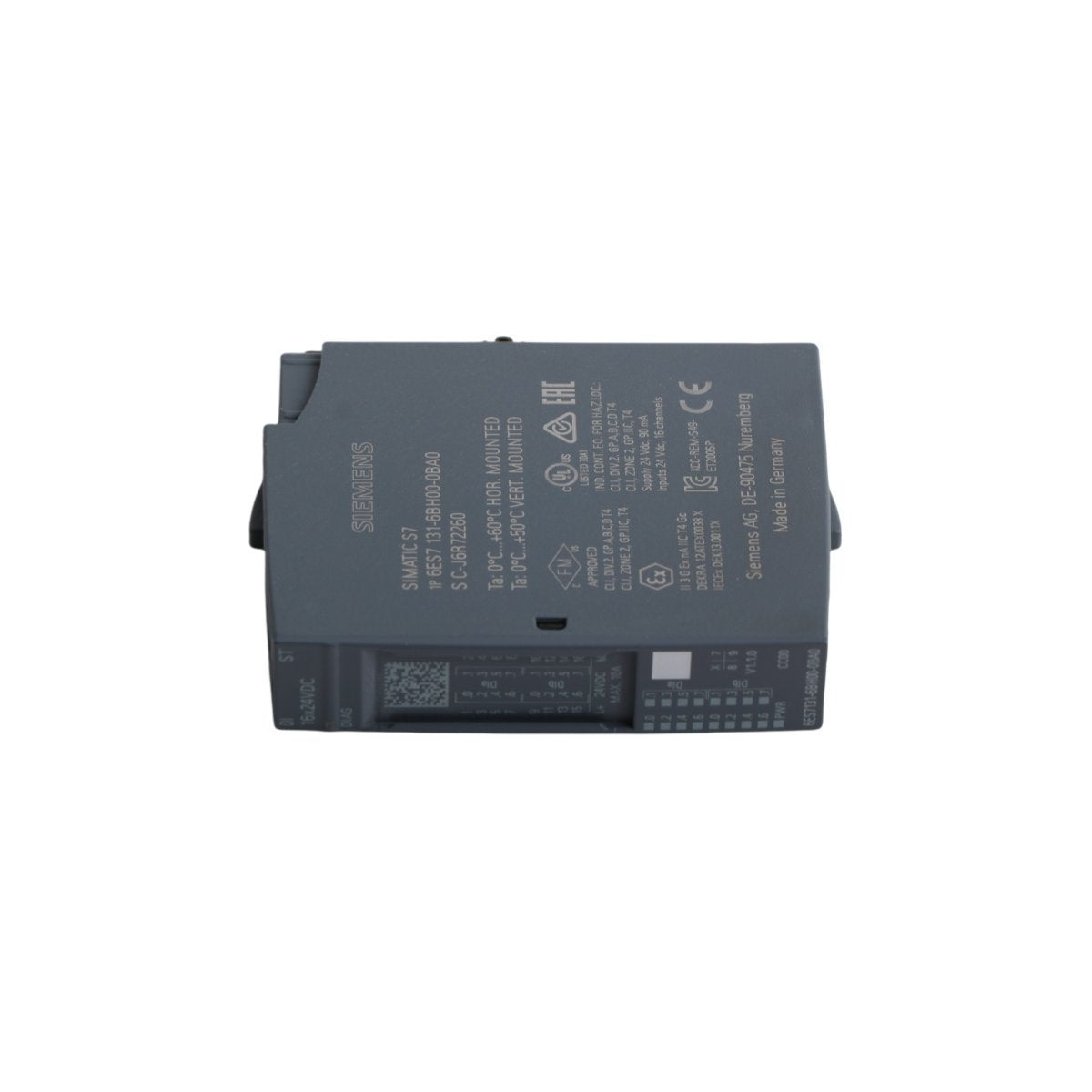 6ES7131-6BH00-0BA0 Siemens SIMATIC ET 200SP 16-Channel DI 24V DC Module