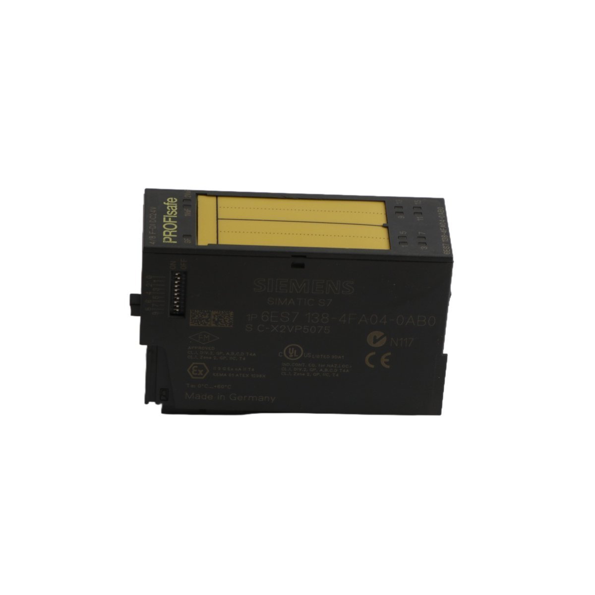 6ES7138-4FA03-0AB0 Siemens SIMATIC ET 200S Fail-Safe Digital Input Module