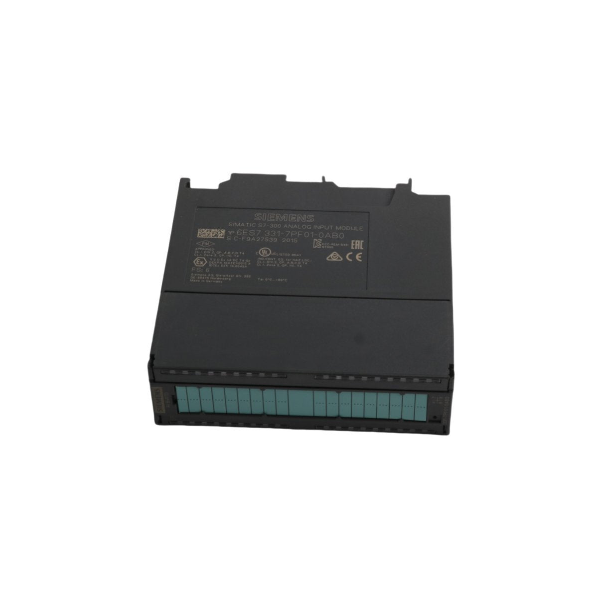 6ES7331-7PF01-0AB0 Siemens SIMATIC S7-300 High-Precision Analog Input Module 8-Channel