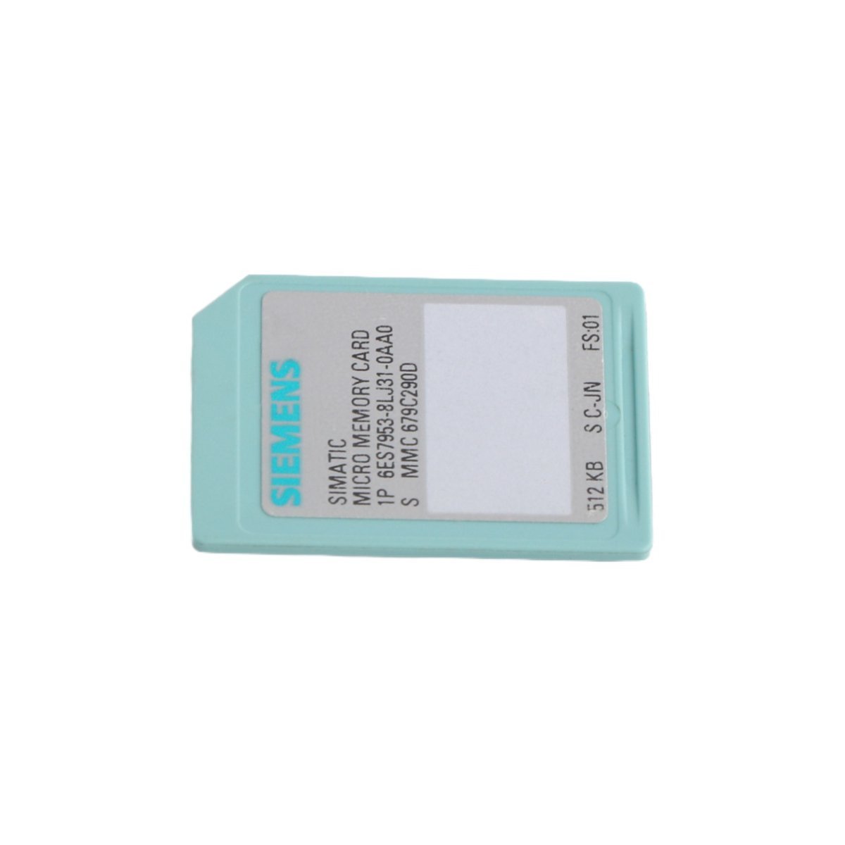 بطاقة ذاكرة Siemens SIMATIC S7 Micro بحجم 512 كيلوبايت 6ES7953-8LJ31-0AA0 تخزين فلاش