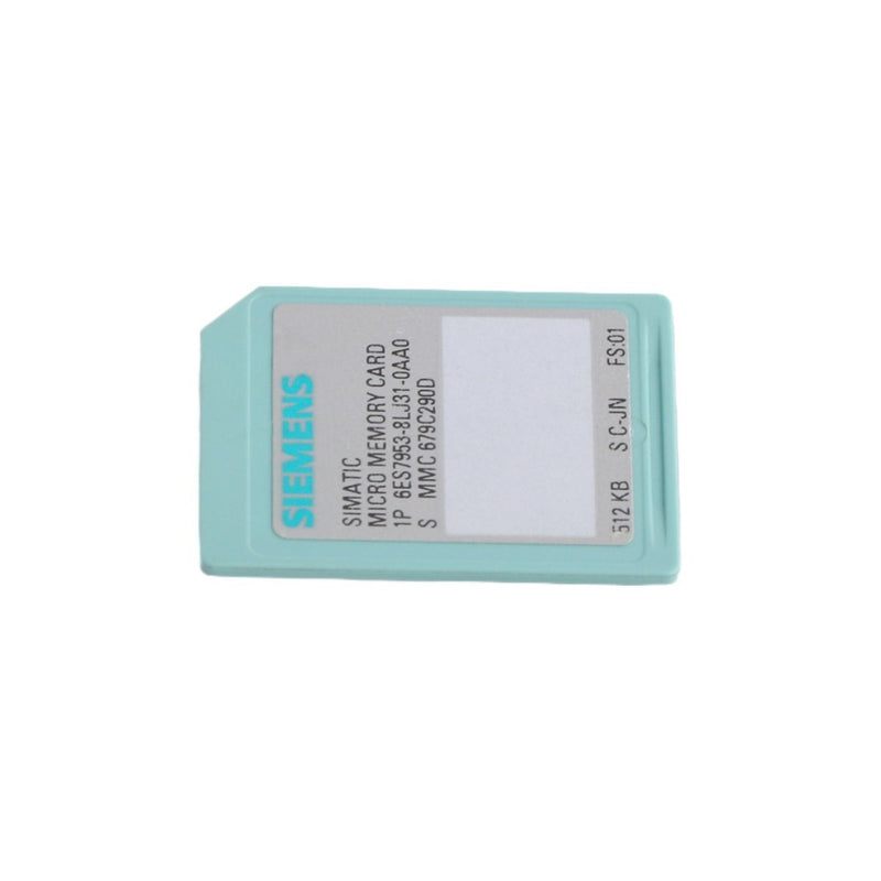 Siemens SIMATIC S7 Micro Memory Card 512KB 6ES7953-8LJ31-0AA0 Flash Storage