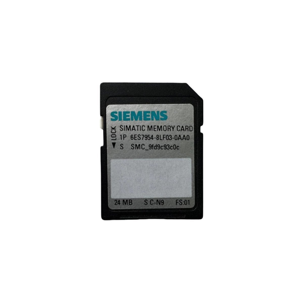 Siemens 24 MB SIMATIC S7 Memory Card 6ES7954-8LF03-0AA0 Flash