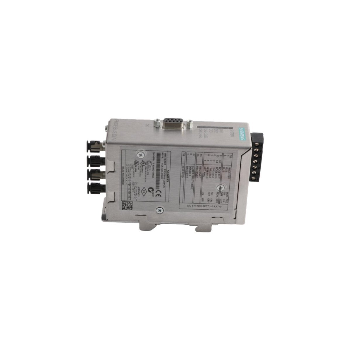 Siemens 6GK1503-3CB00 PROFIBUS Optical Link Module OLM/G12 V4.0