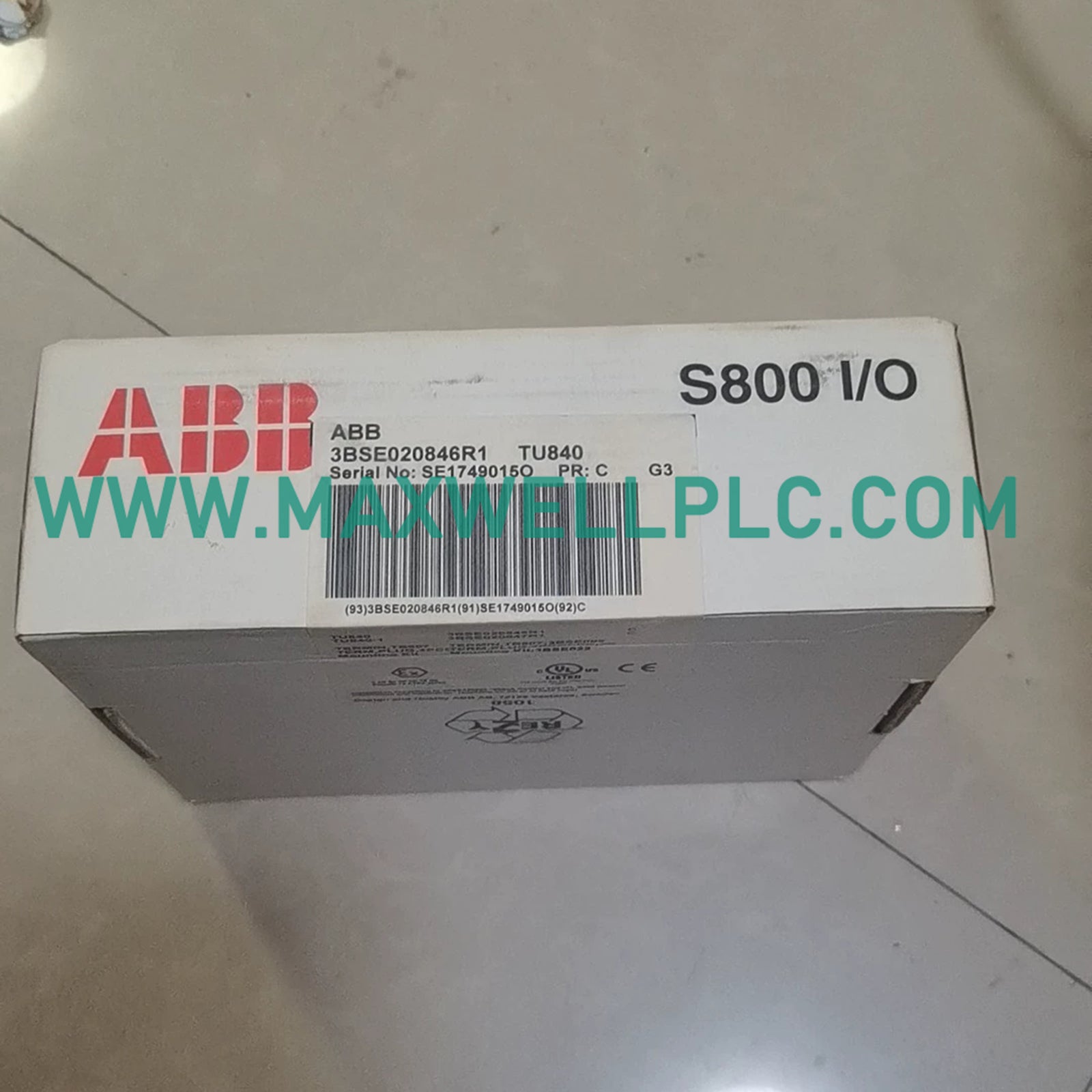 TU840 3BSE020846R1 وحدة إنهاء وحدة ABB S800 I/O